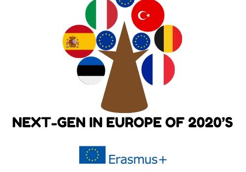 logo ERASMUS -KA2 "NEXT GENERATION IN EUROPE OF 2020'S"