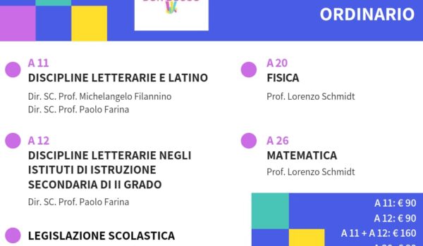 Preparazione al concorso ordinario docenti