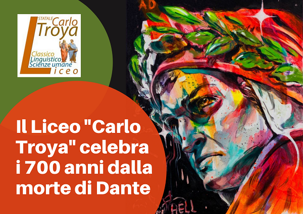 Logo celebrazione 700 anni Dante Liceo Troya