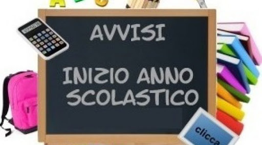 Avvisi inizio anno scolastico