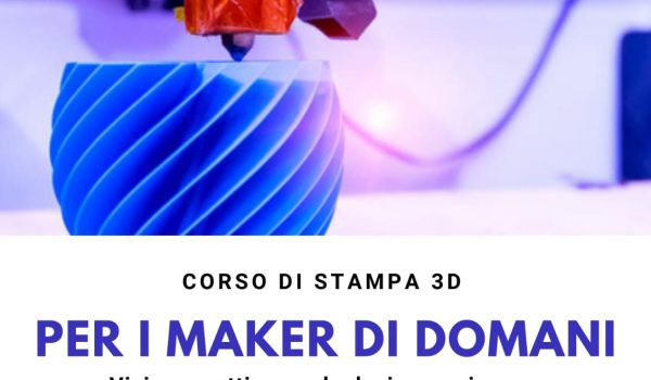 Locandina corso maker 3d