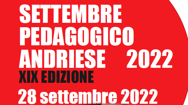 Intestazione locandina settembre pedagogico 2022