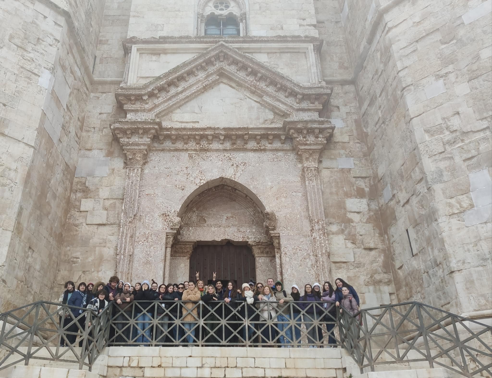 Studenti Erasmus al Castel del Monte